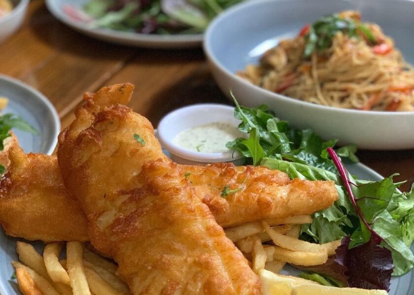 Oriole Cafe and Bar - Snapper Fish and Chips