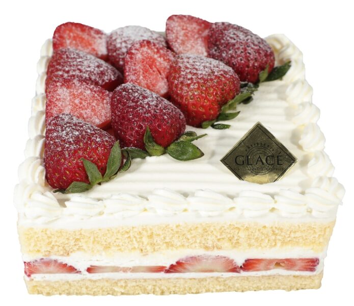 P&Acirc;TISSERIE GLAC&Eacute; strawberry shortcake pillowy sponge cake, fresh strawberries, fresh cream, japanese cakes, fresh fruits