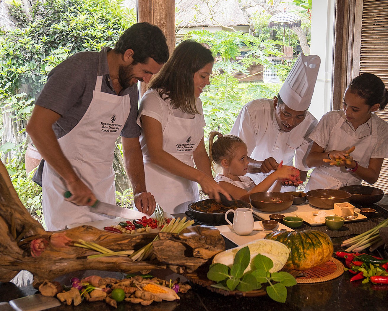 , Join Four Seasons Resort Bali at Jimbaran Bay for an authentic Balinese cooking class