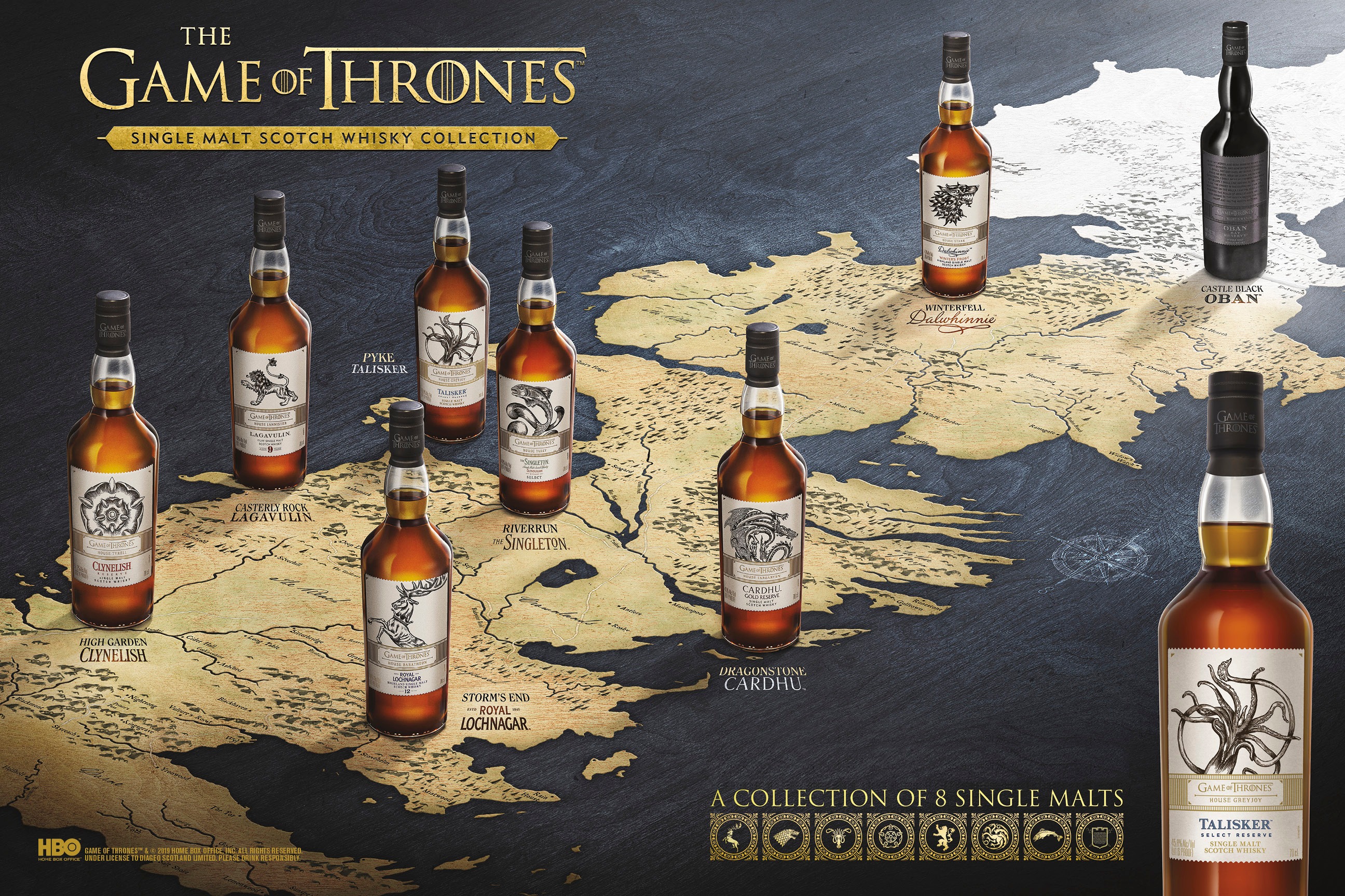 , Game of Thrones Single Malt Whisky Collection launches in Singapore