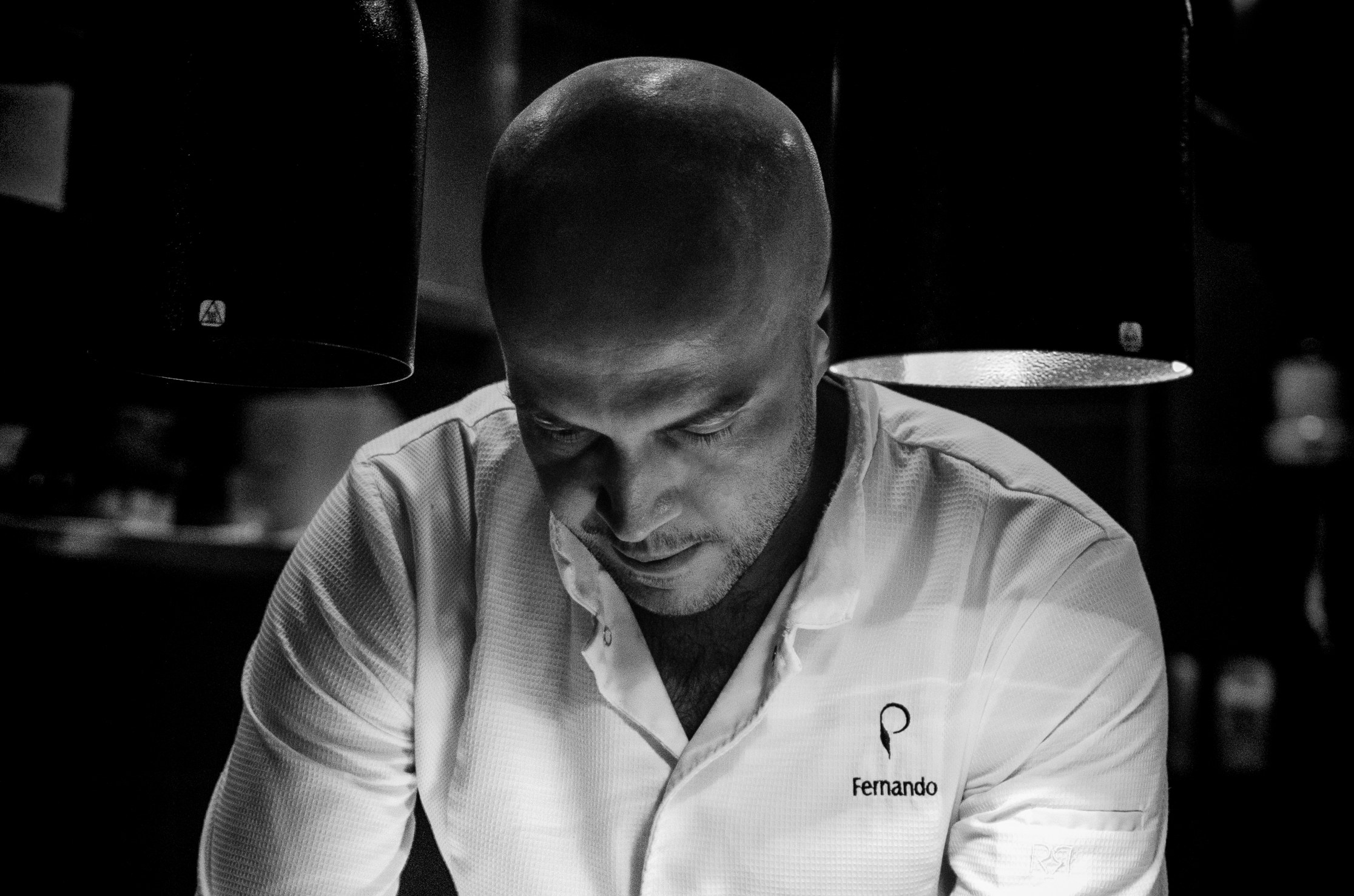 , It’s a black and white themed dinner by Esquina and Preludio