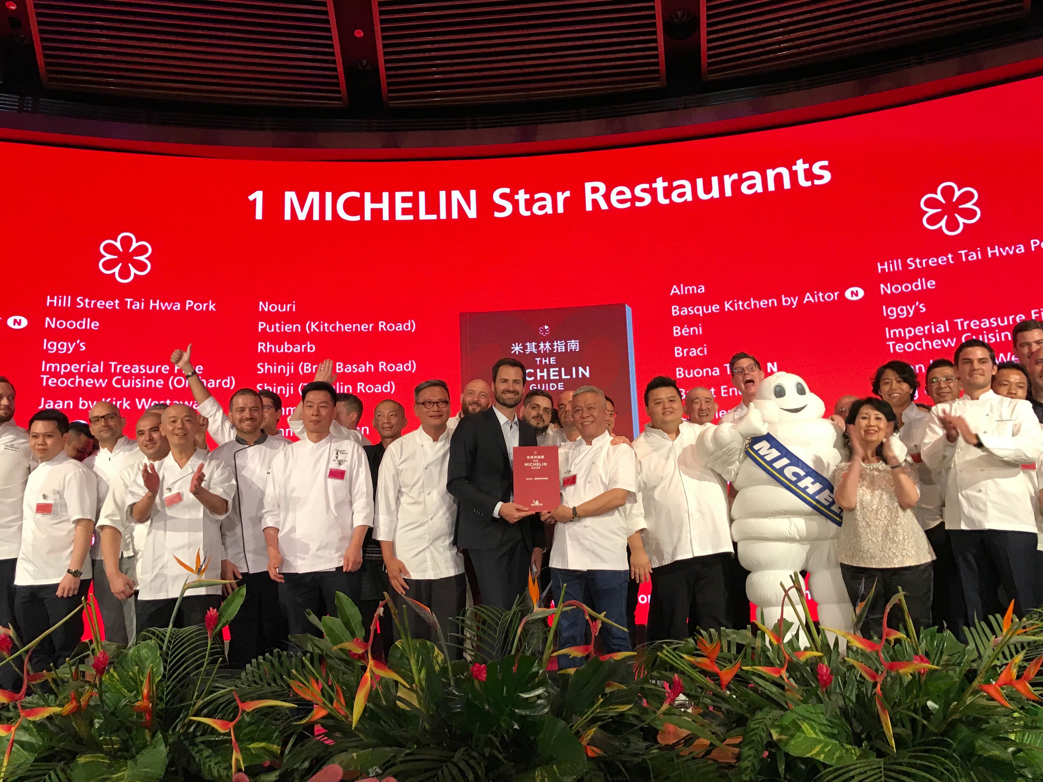 , The full list of 44 restaurants in MICHELIN Guide Singapore 2019