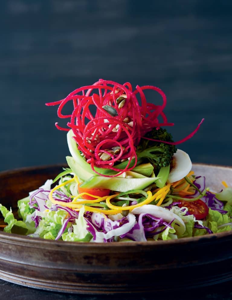 , A bowl of COMO Shambhala Cuisine’s salad a day keeps the doctor away