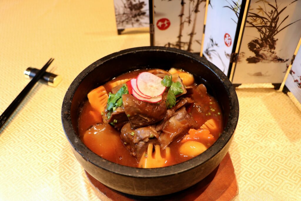 Traditional Braised Lamb With Mushroom and Bamboo Shoot