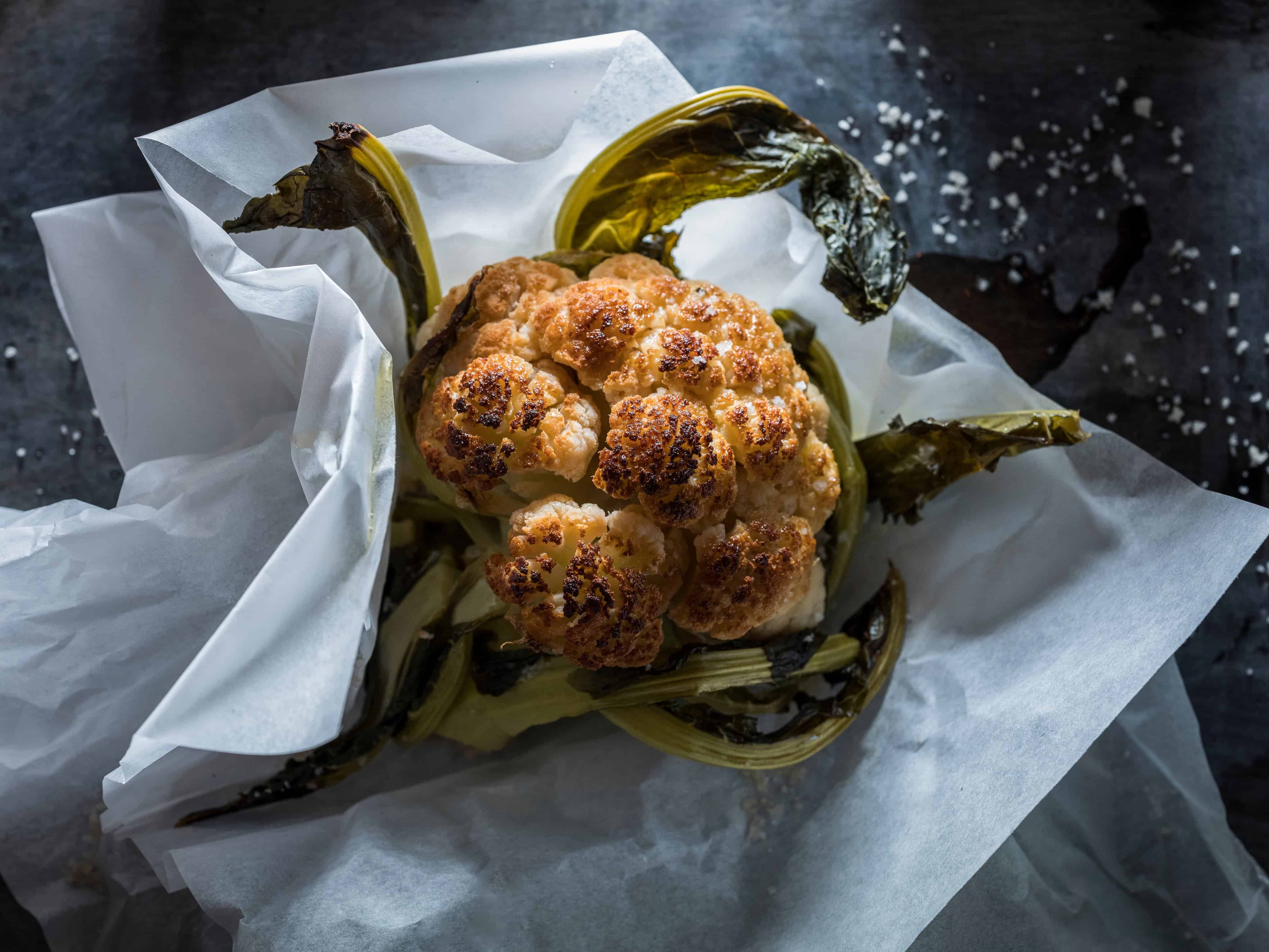 Miznon Singapore - cauliflower with sesame seeds