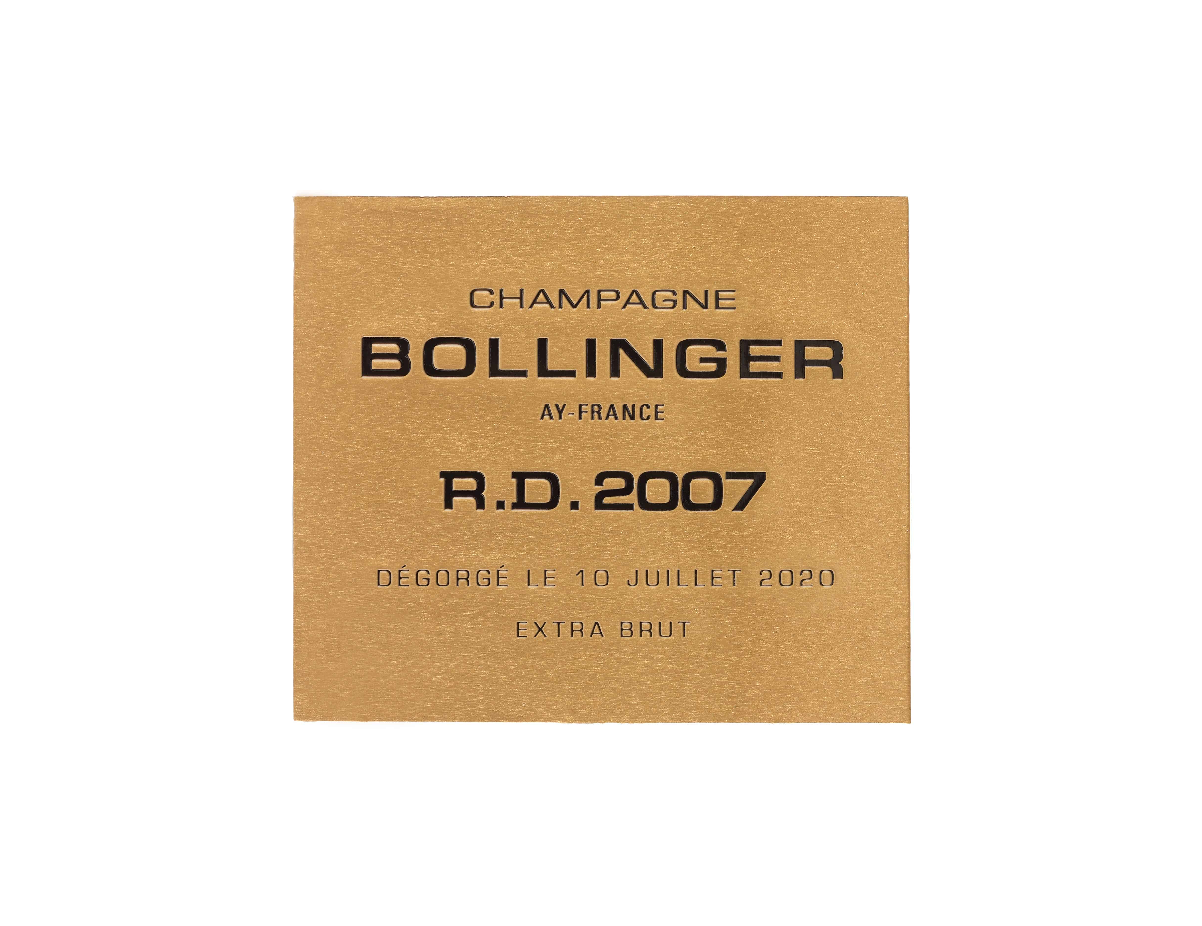 , Bollinger’s RD 2007 is a nod to Madame Lily Bollinger’s ingenuity