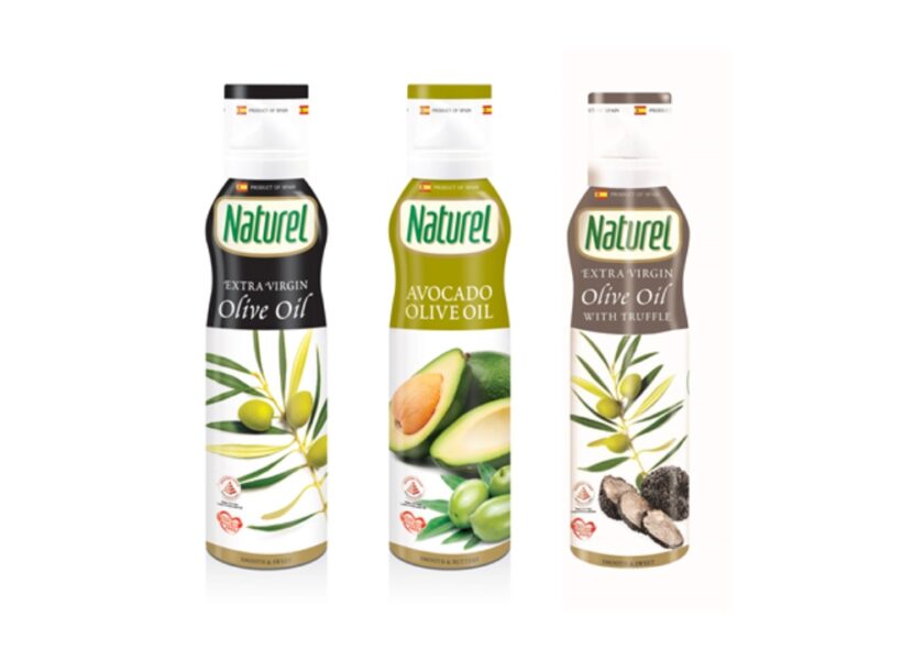 Naturel Spray Oils 200ml (Extra Virgin Olive Oil, Avocado and White Truffle)