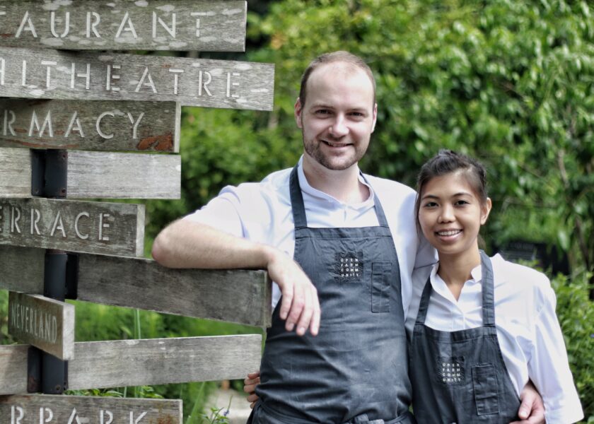 , Celebrating Farm Feasting with local homegrown produce at Open Farm Community