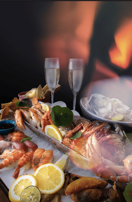 Seafood feast at W Bali - Seminyak's Christmas dinner