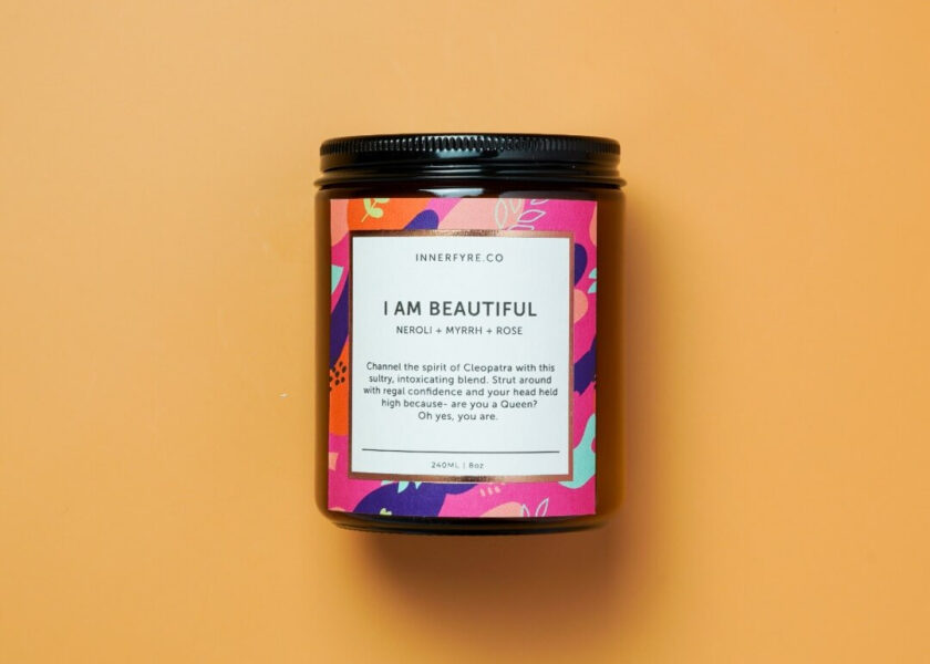 , Delivering peace, positivity and self-care, one candle at a time