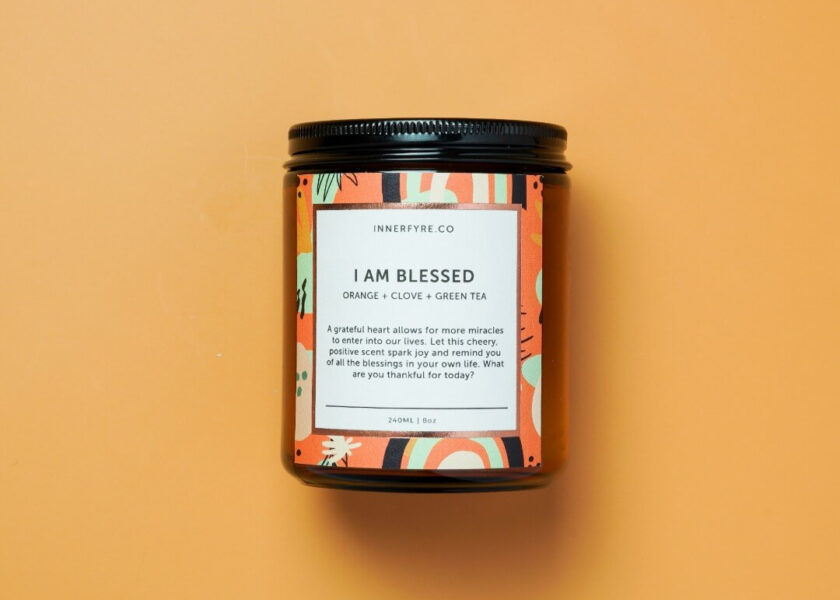 , Delivering peace, positivity and self-care, one candle at a time