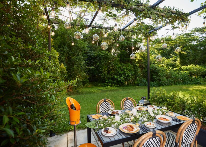 , An exclusive outdoor garden dining experience by Siri House and Veuve Clicquot