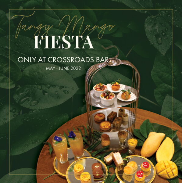 , Crossroads Bar’s latest afternoon tea menu celebrates the fresh flavours of mango