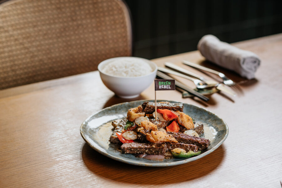 Stir-fried Green Rebel ‘Beef Tenderloin’