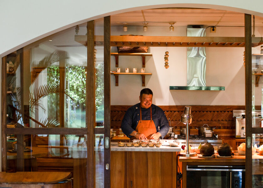 Tomy Saputra, head chef of The Long Table at John Hardy Boutique & Gallery at Seminyak