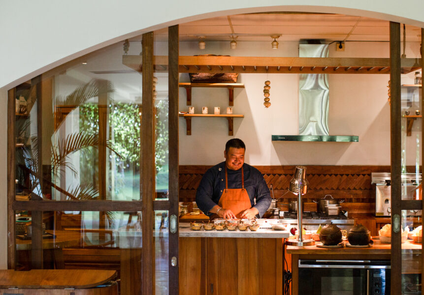Tomy Saputra, head chef of The Long Table at John Hardy Boutique & Gallery at Seminyak