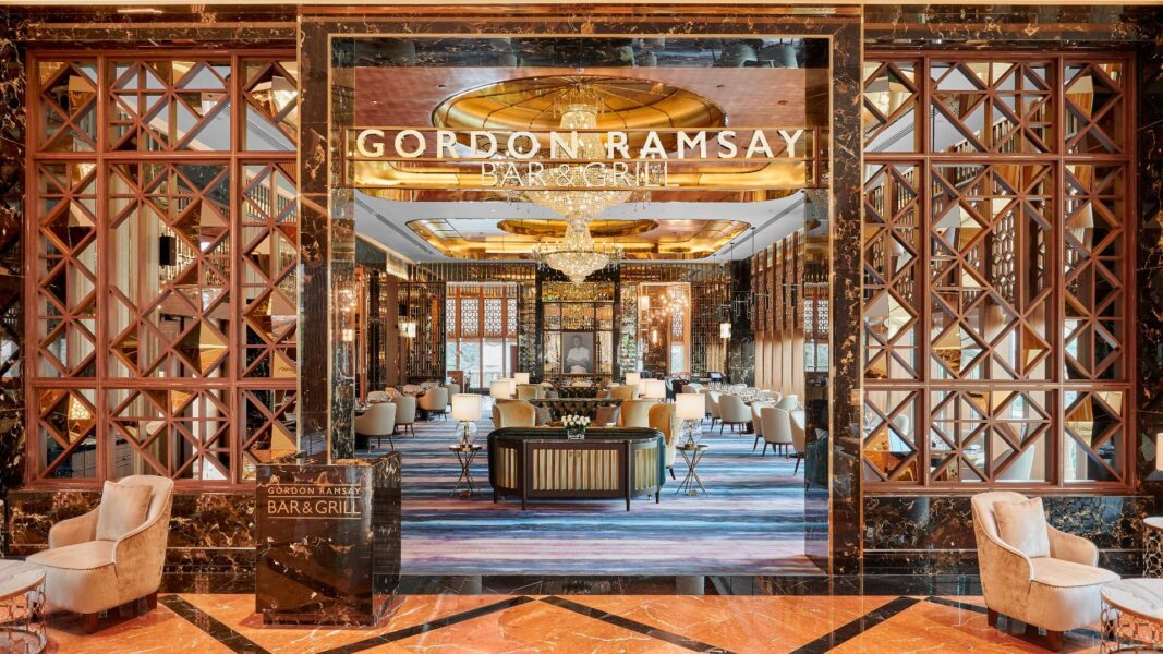 Gordon Ramsay Bar _ Grill main entrance_