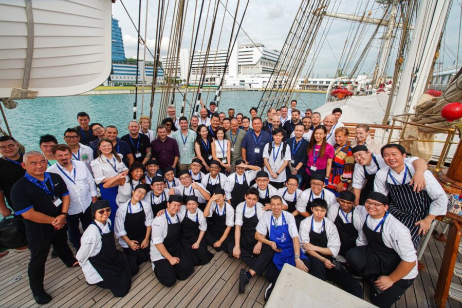 , Why 108-year-old tall ship Statsraad Lehmkuhl was the ideal venue to showcase Norwegian shellfish