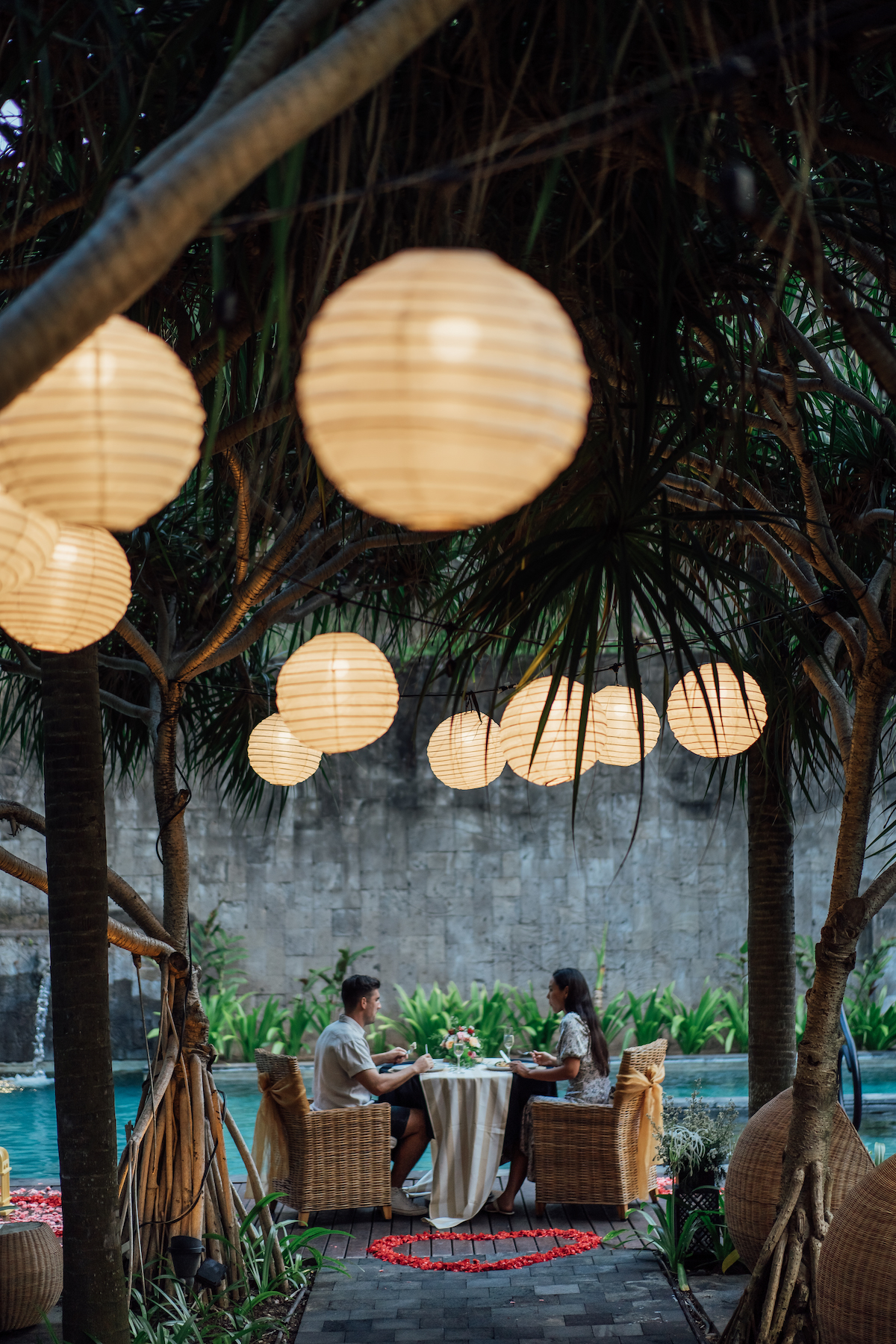 A Romantic Valentine's Dinner in Seminyak at Hotel Indigo Bali Seminyak Beach