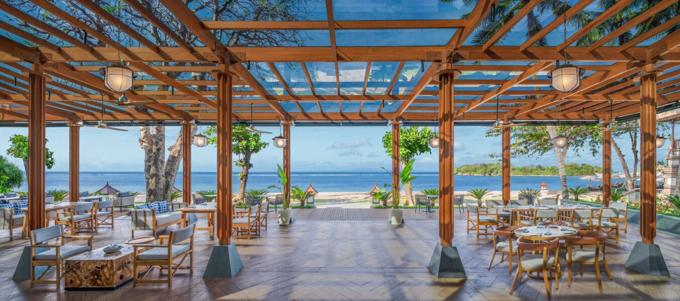 Arwana beachfront dining nusa dua