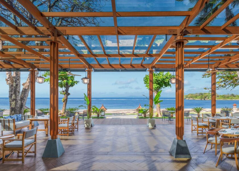 Arwana beachfront dining nusa dua