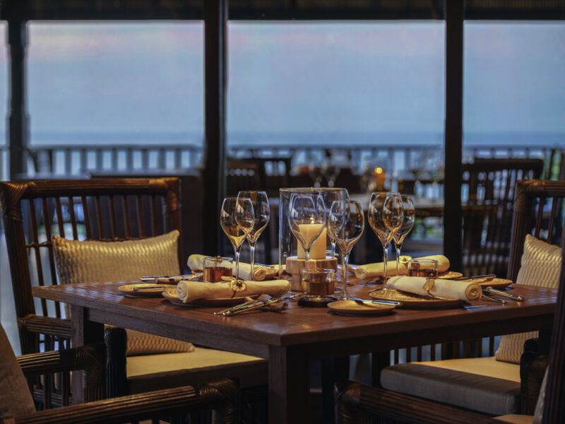 rumari caviar discovery dinner raffles bali
