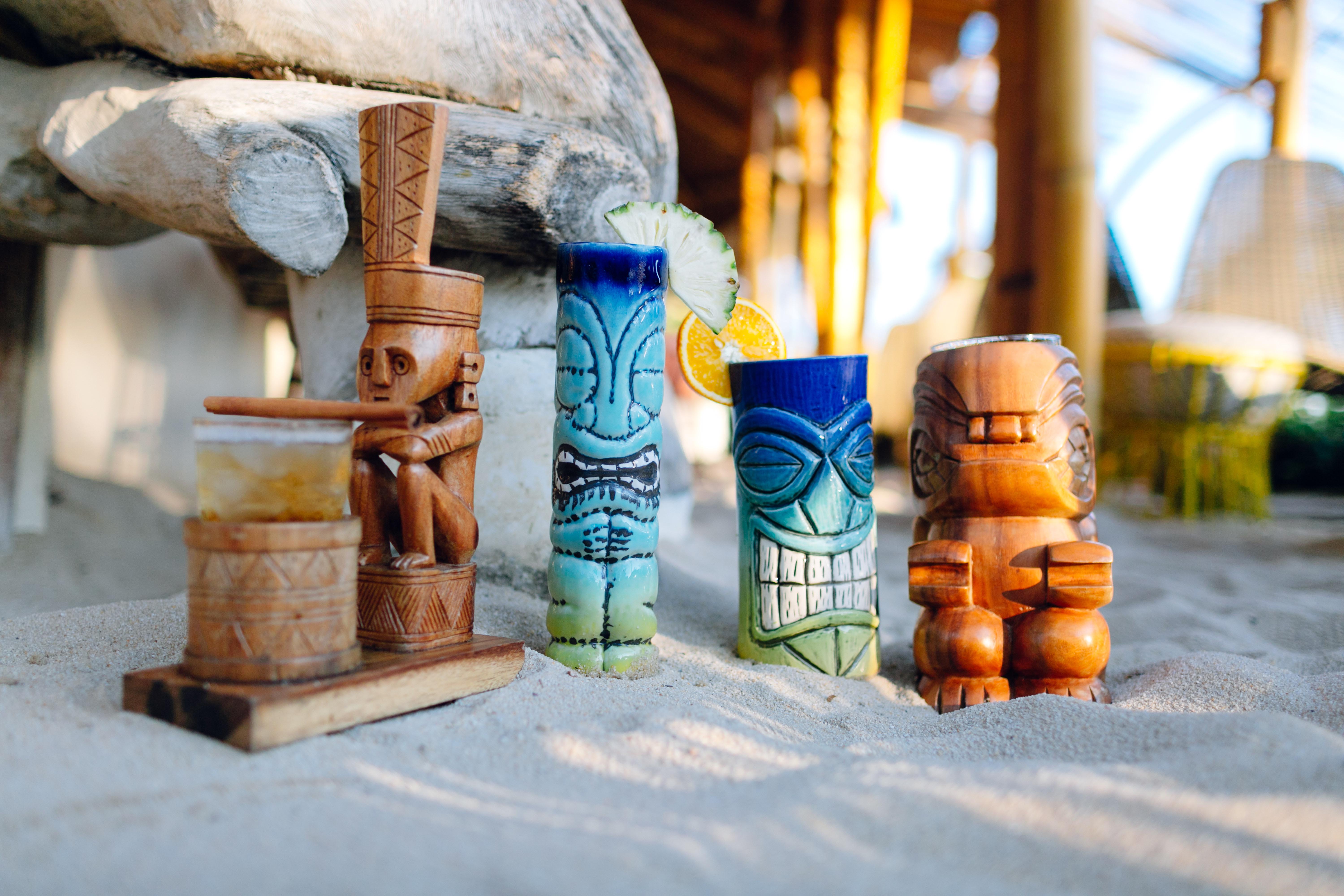 Azul Beach Club's Tiki Cocktails