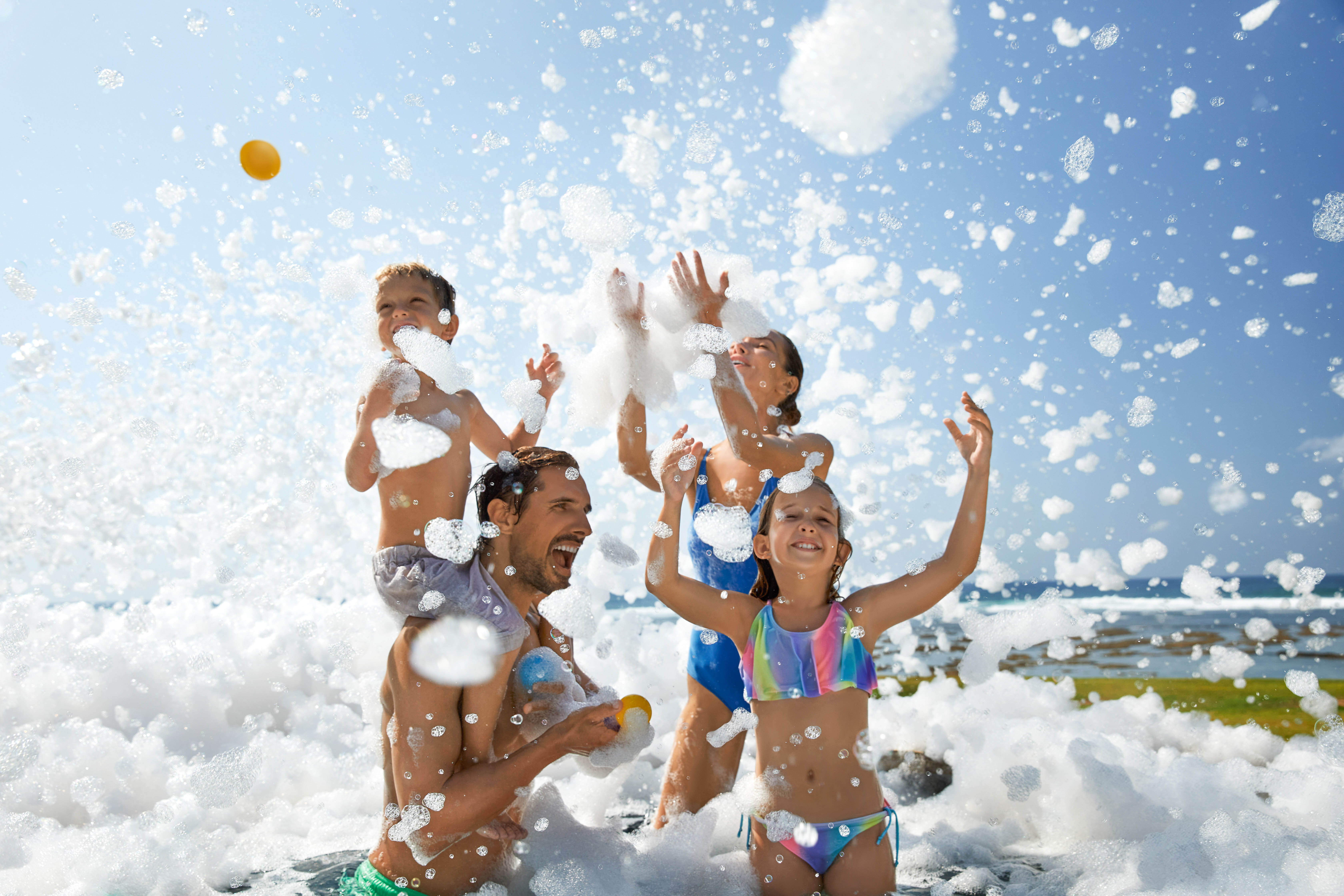 Family Foam Party at Family Seaside Brunch, Roosterfish Beach Club