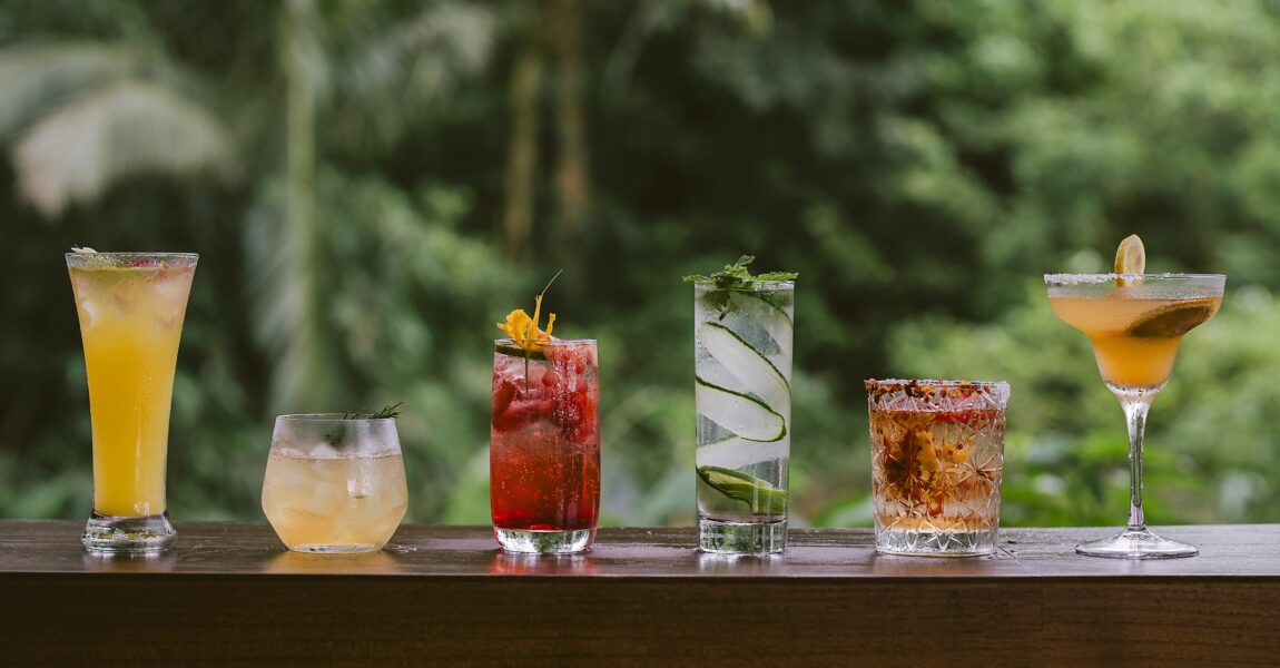 Alila Ubud Cabana Lounge Signature Cocktails