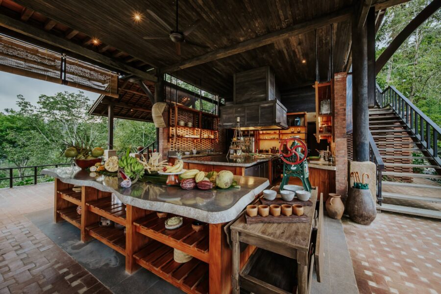 Buahan, a Banyan Tree Escape's open kitchen restaurant.