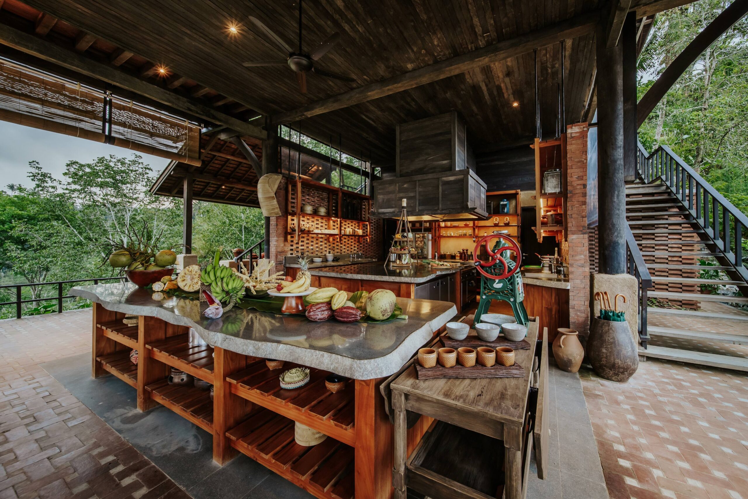 Buahan, a Banyan Tree Escape's open kitchen restaurant.