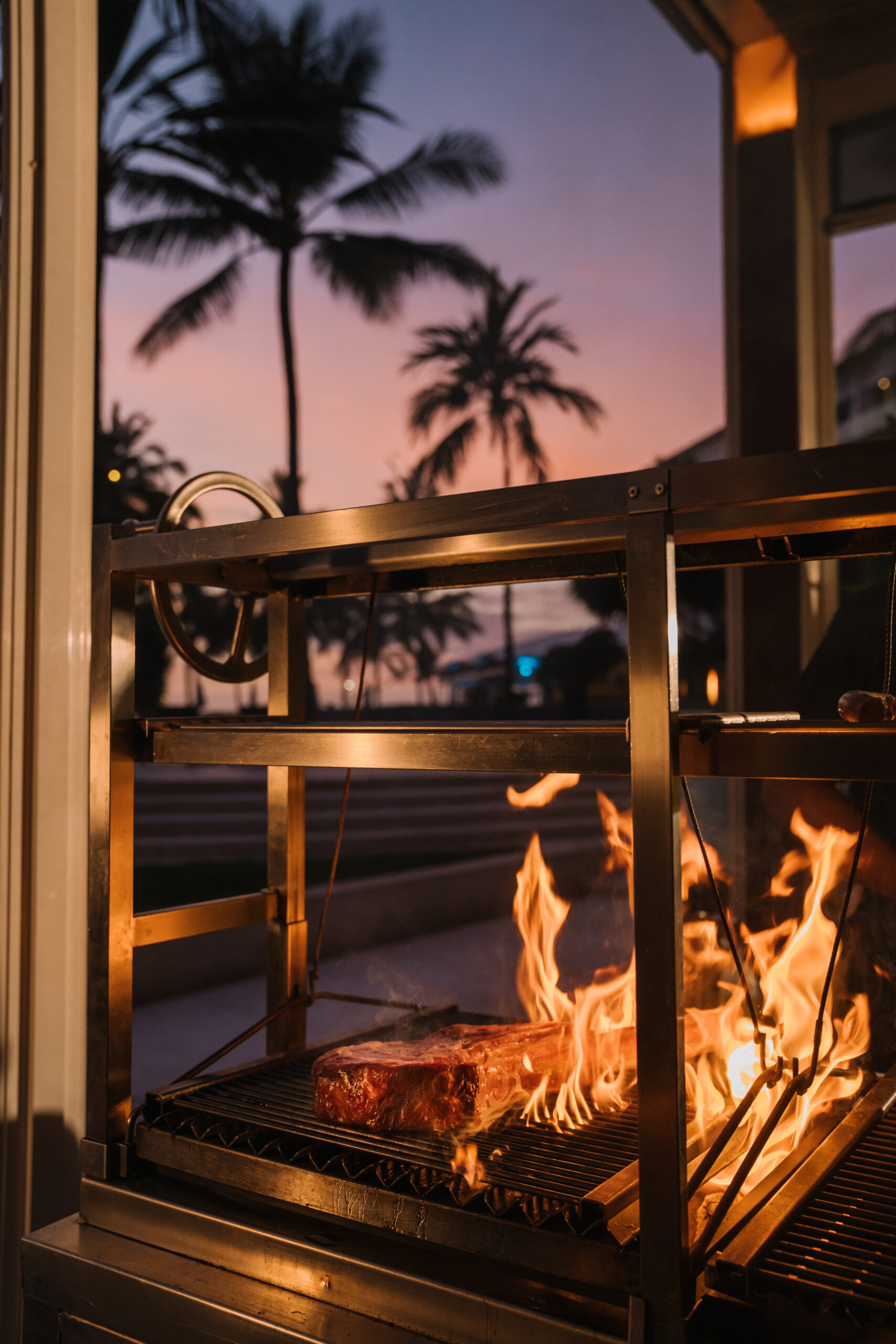 rise of open-flame cooking