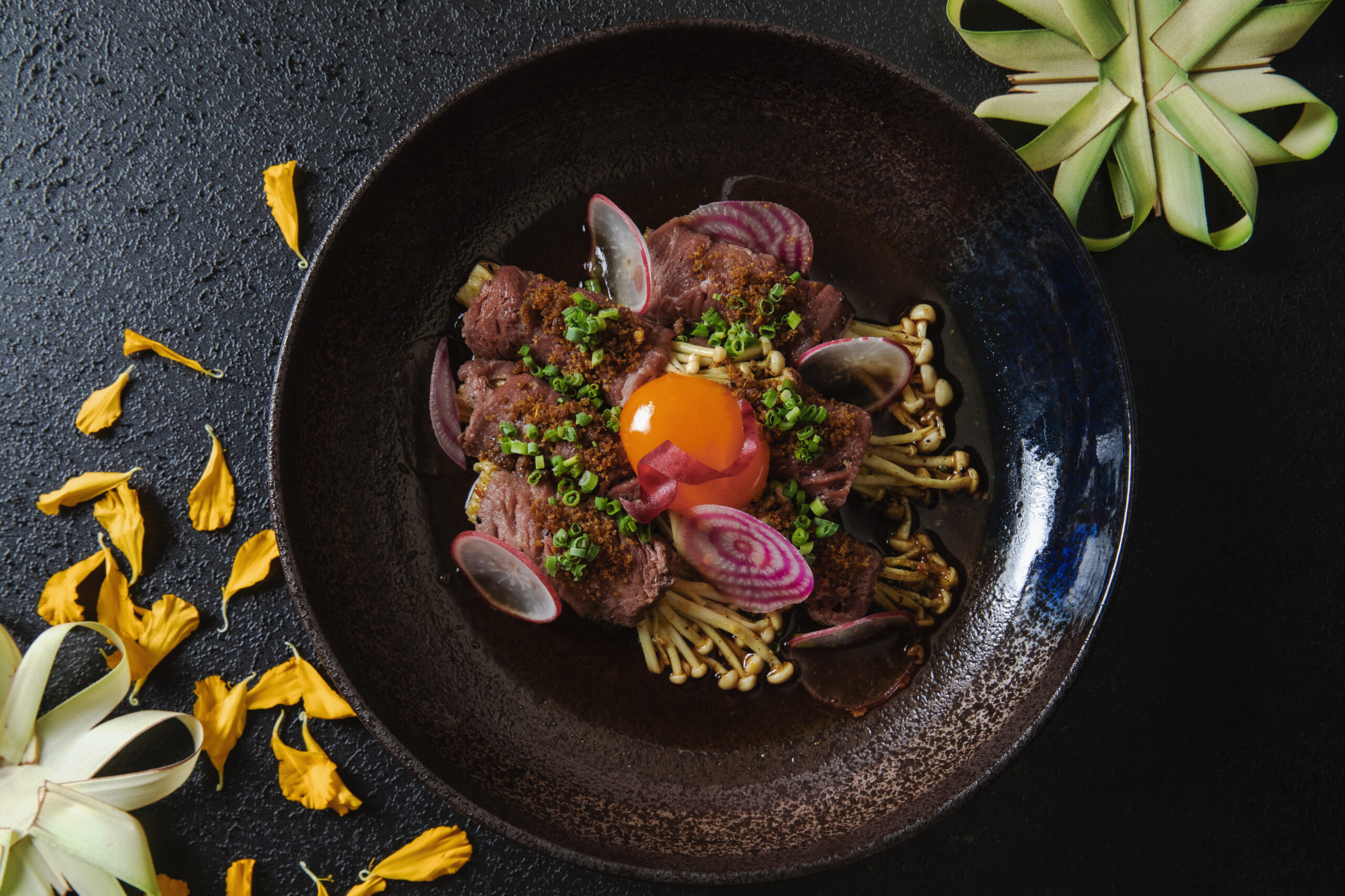 Beef Tataki Enoki Wrap