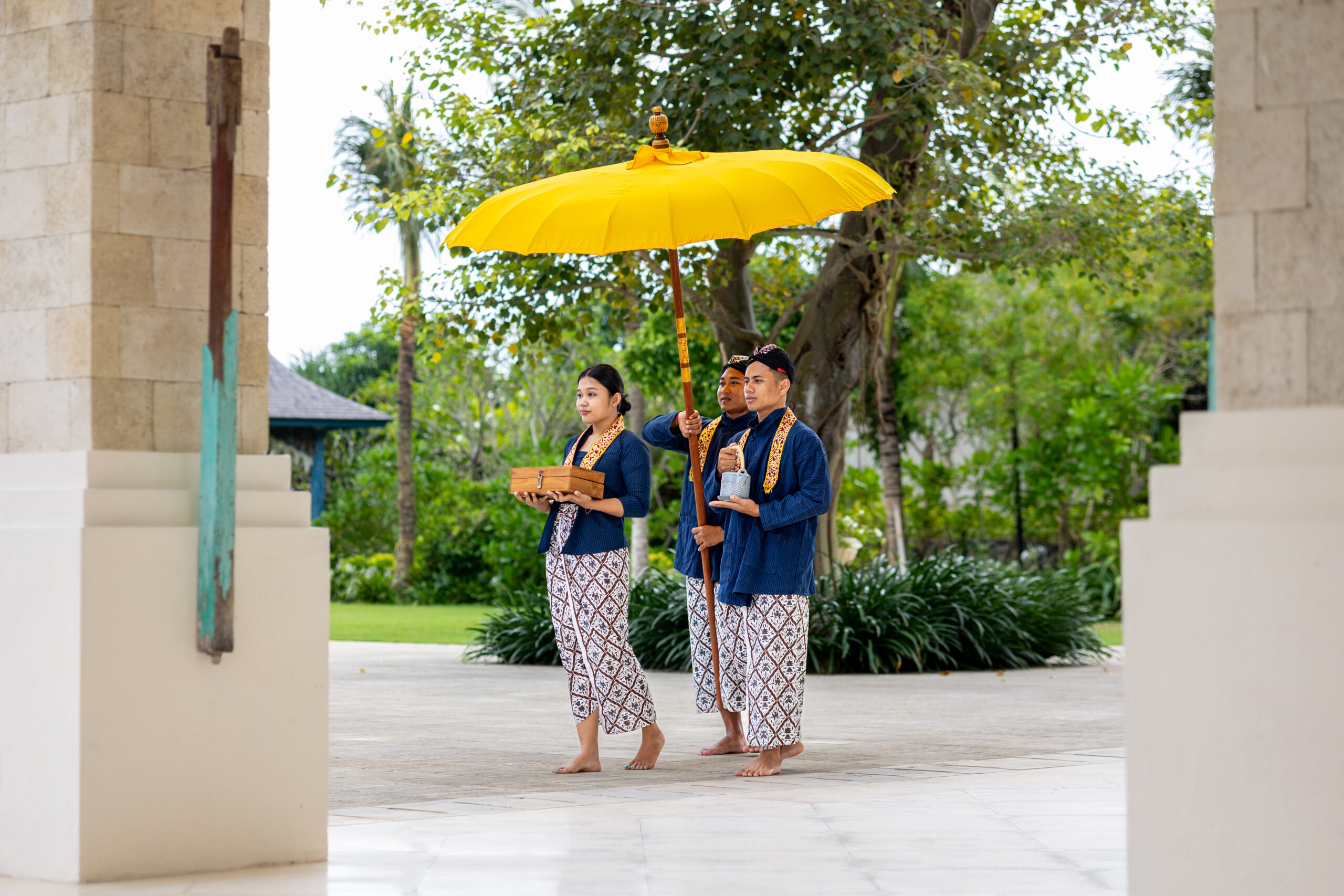 Javanese-style wardrobe and prop complete Jumeirah Bali's Mawedangan ritual