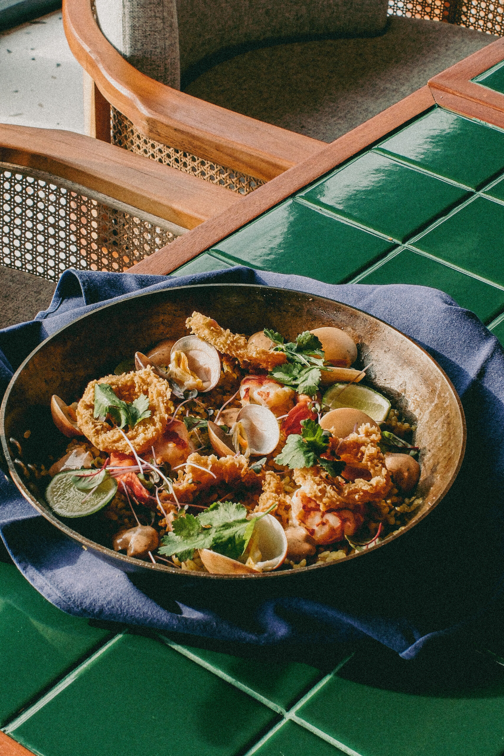 The Carribean Style Seafood Paella