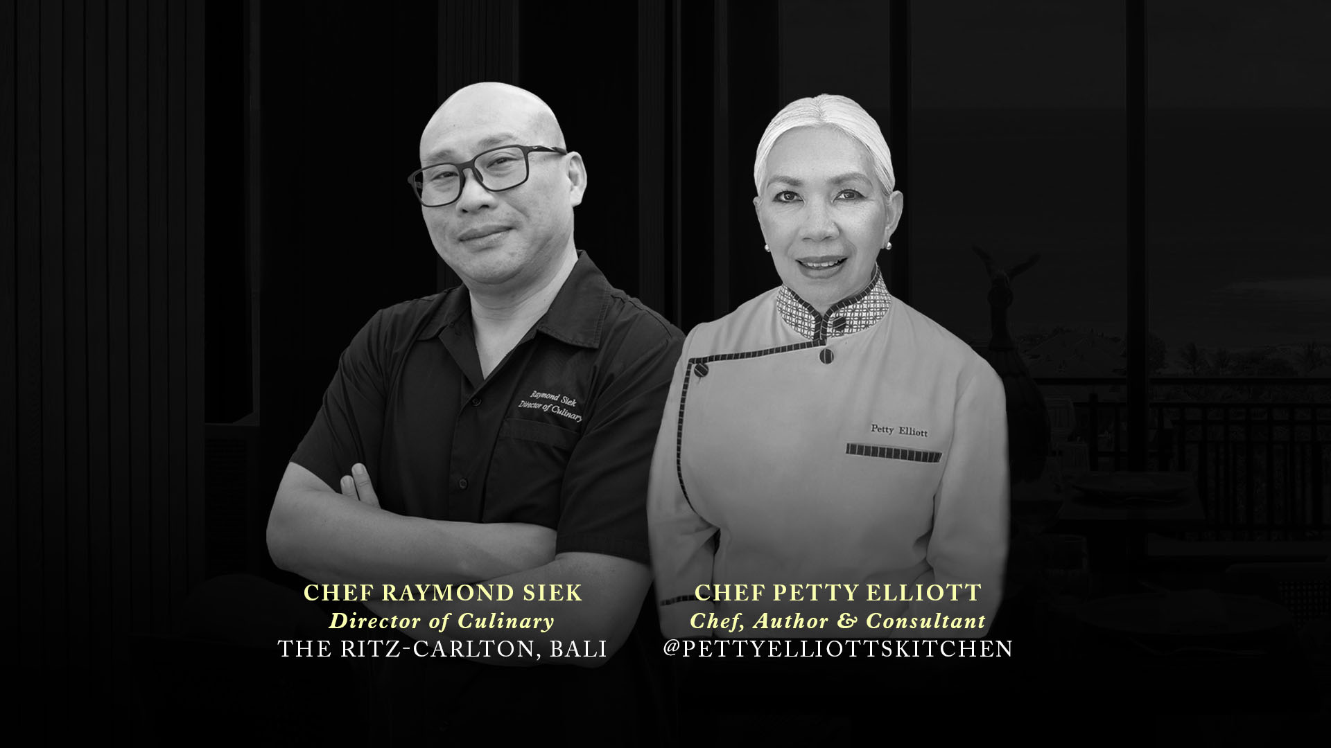 The Ritz-Carlton Bali culinary collaboration with Petty Elliott