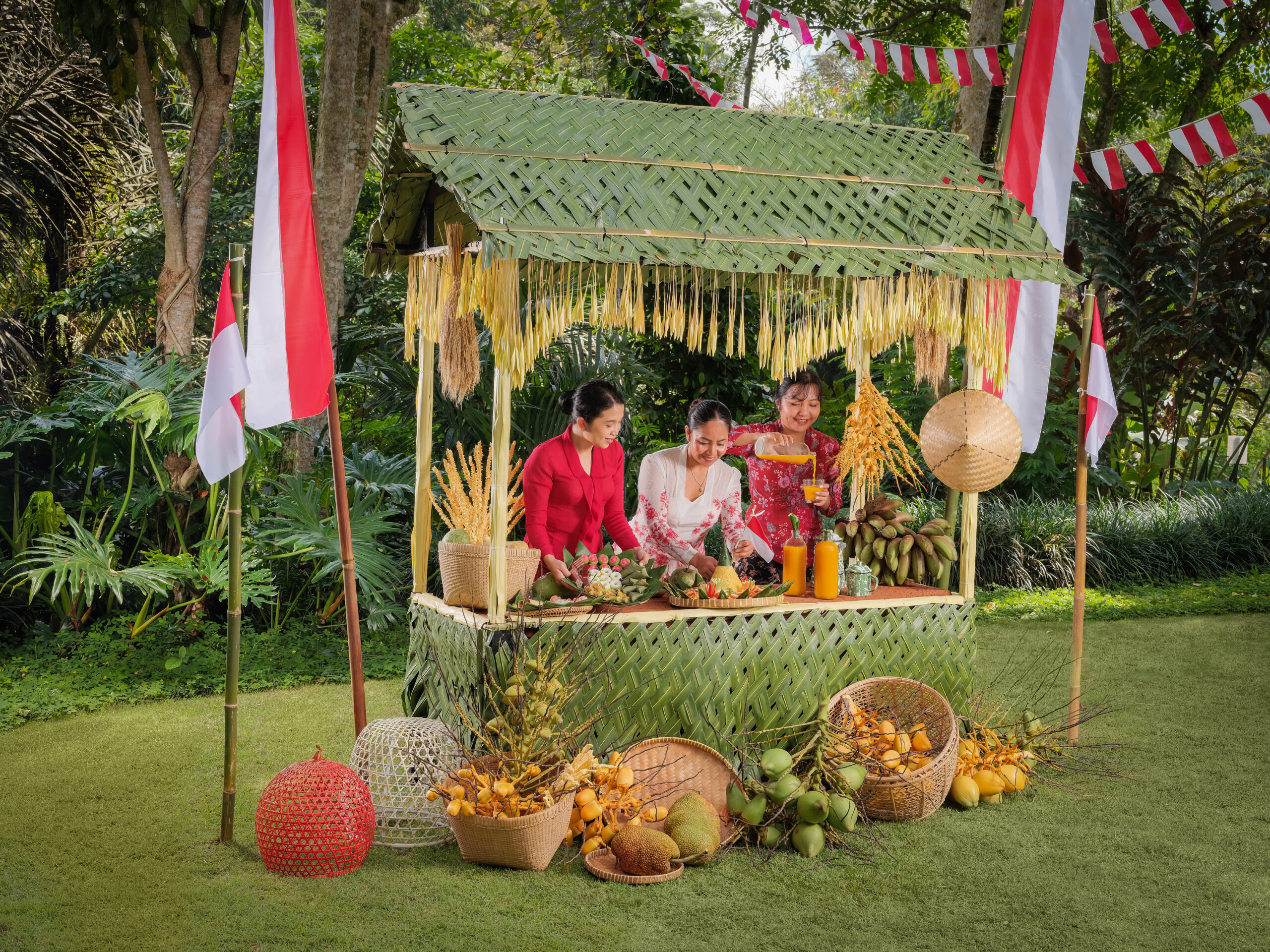 A lively afternoon playground and artisanal hub at Padma Resort Ubud