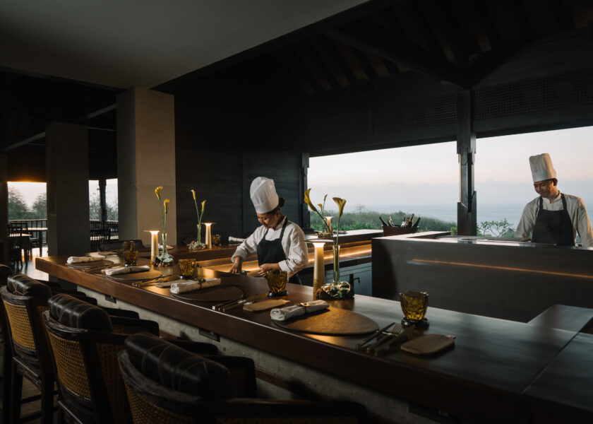 Rumari Counter at Raffles Bali