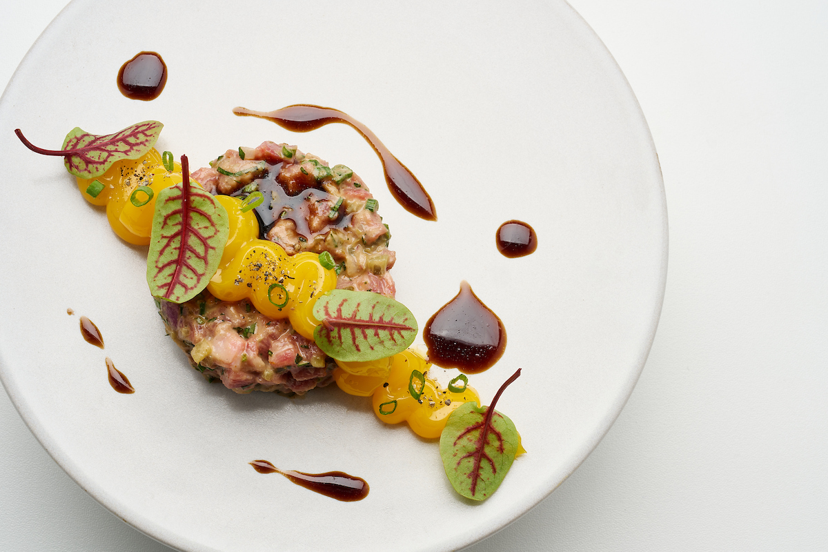 The cave by Chef Ryan Clift beef tartare