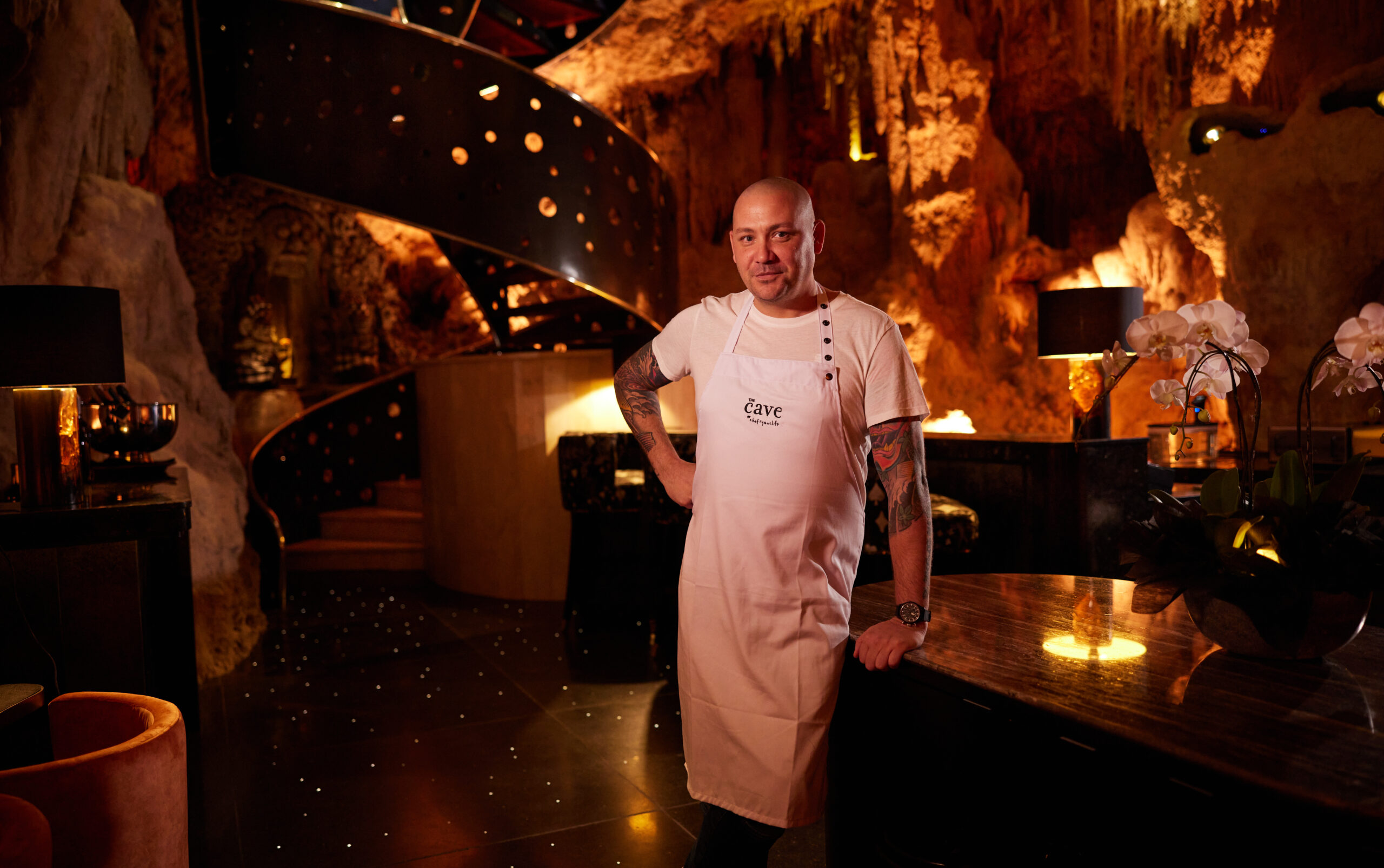 Chef Ryan Clift at The cave