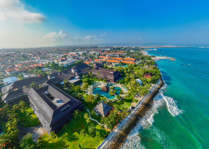 Aerial View of Discovery Kartika Plaza Hotel