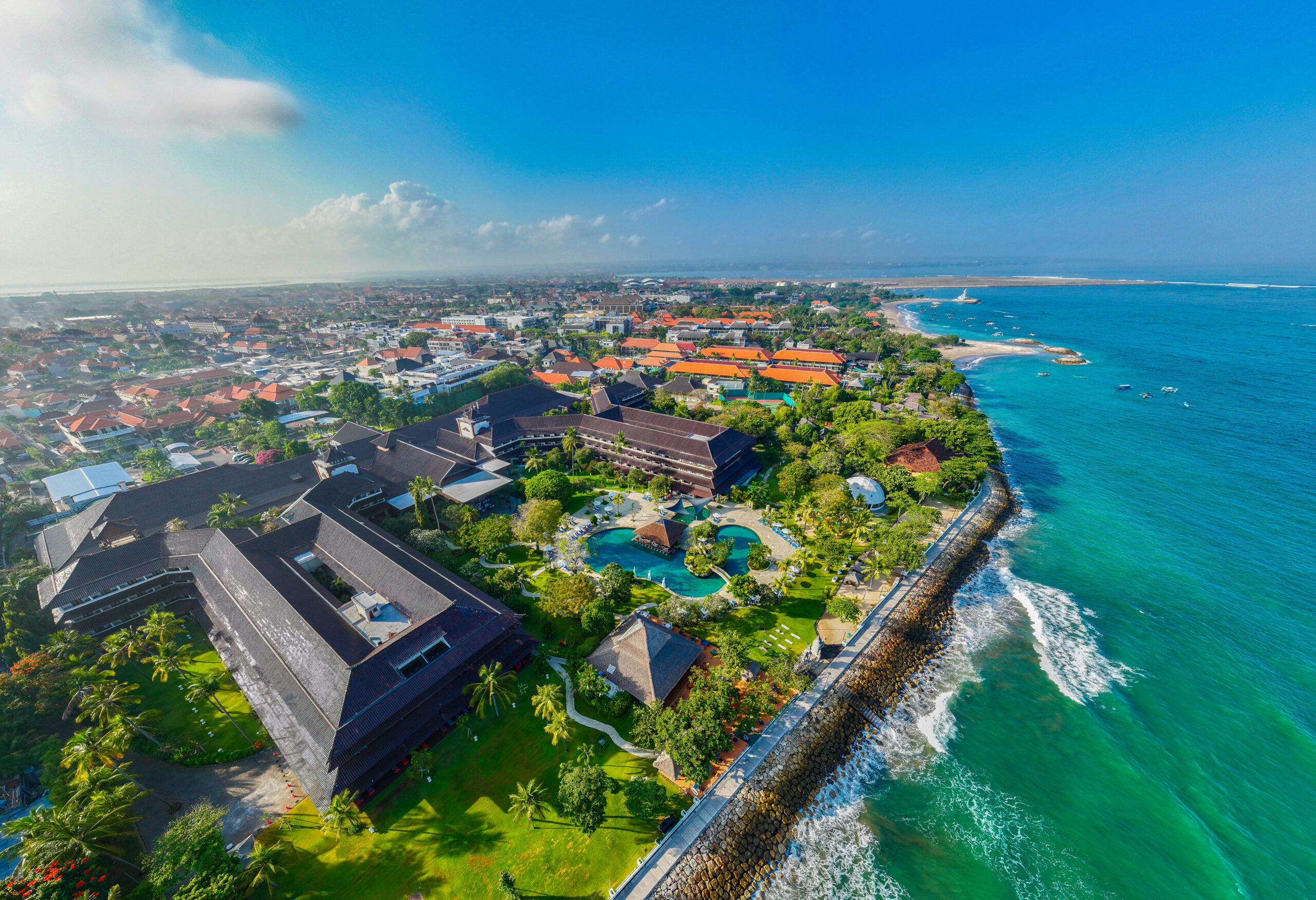Aerial View of Discovery Kartika Plaza Hotel