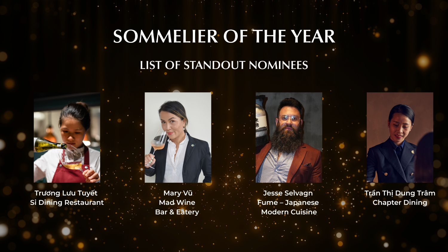 sommelier of the year GAV 2025 nominees