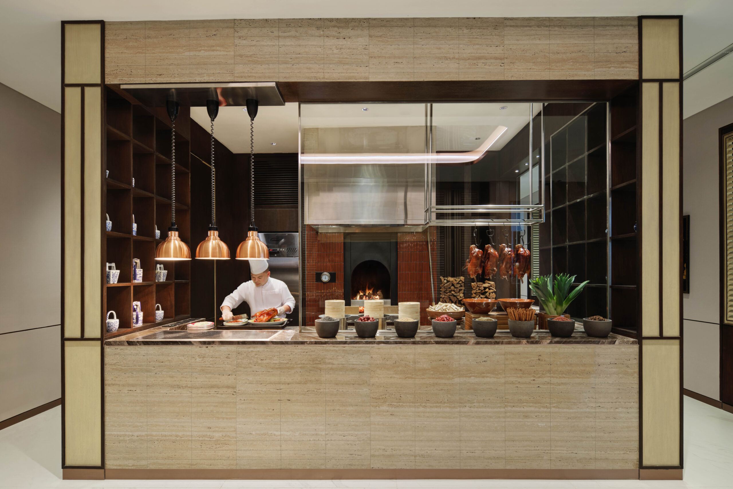 Li Lian's open kitchen