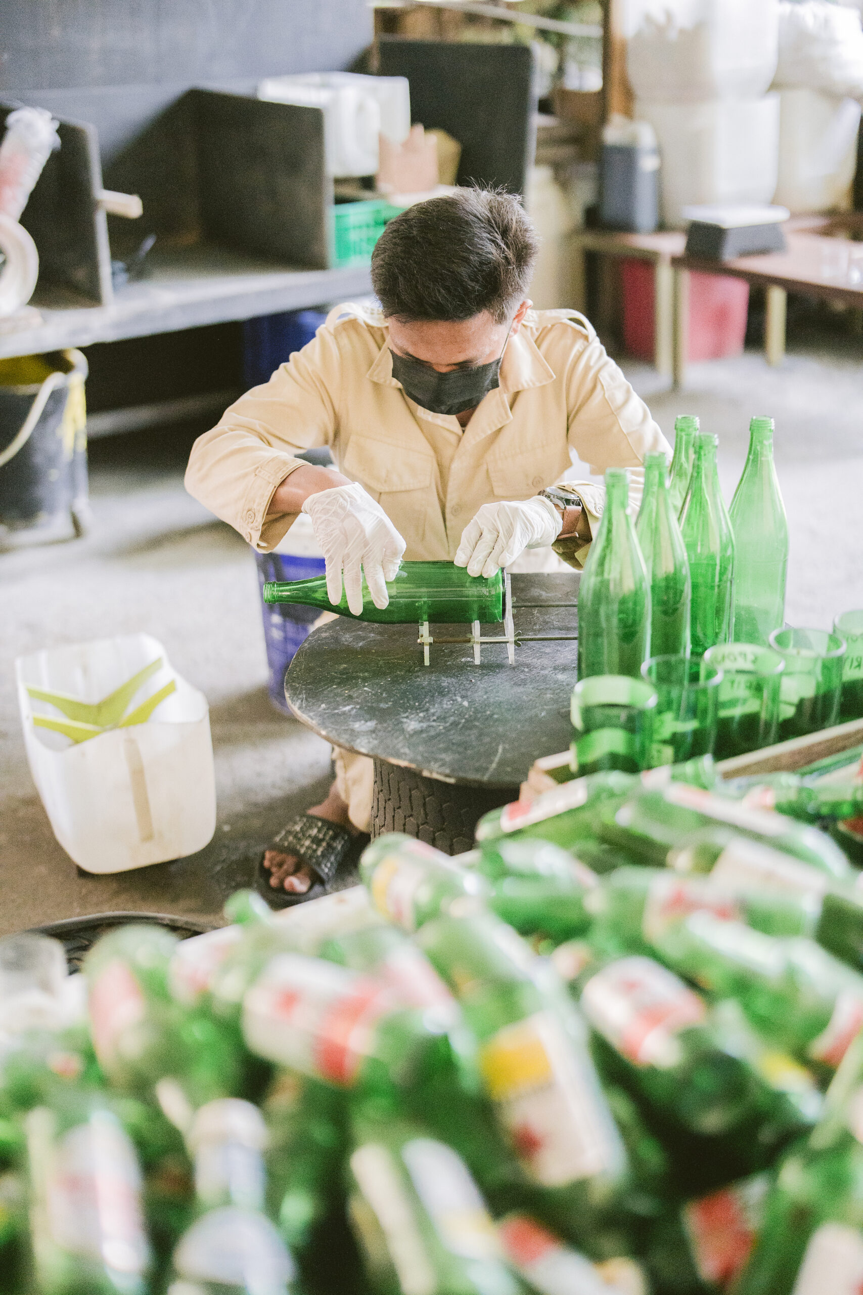 Bottle recycling for regenerative practices