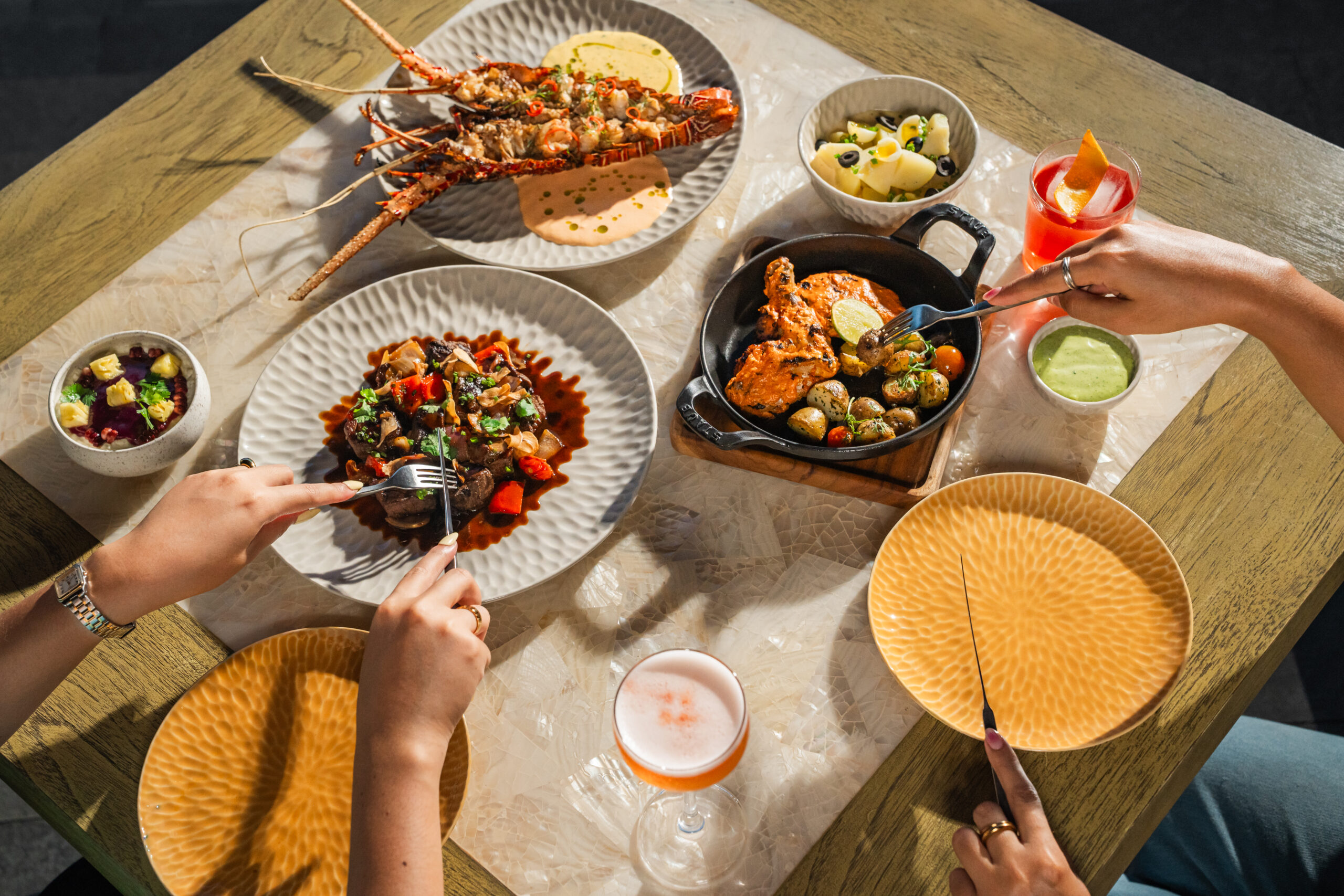 Peruvian dining at Loloan, Raffles Bali