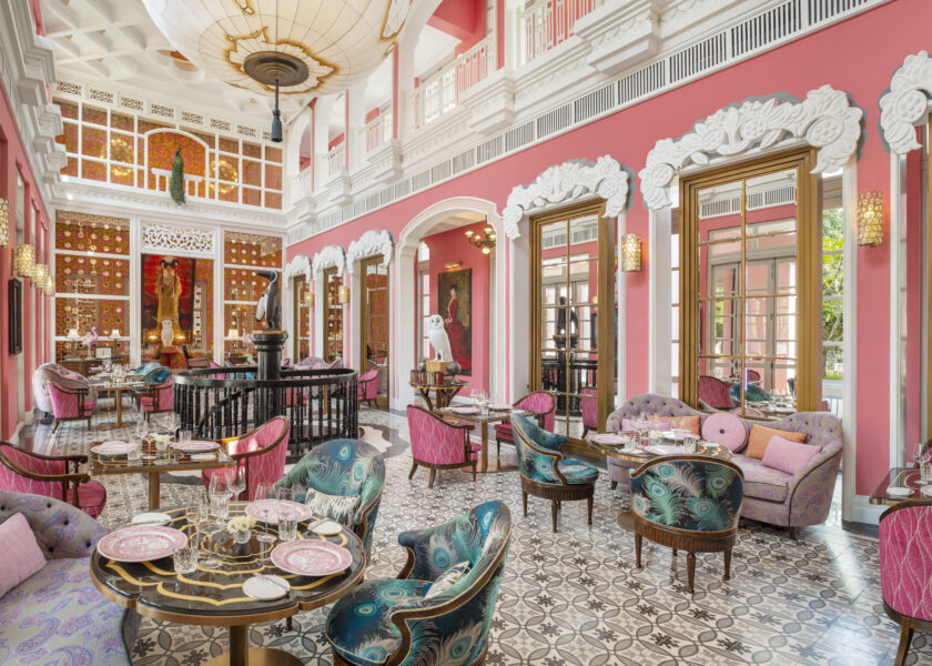 Pink Pearl restaurant interior at JW Marriott Phu Quoc Emerald Bay Resort — Marriott Bonvoy Luxury Dining Series 2026