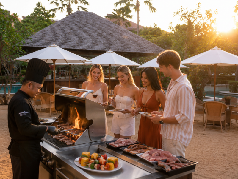 private bbq dinner movenpick bali