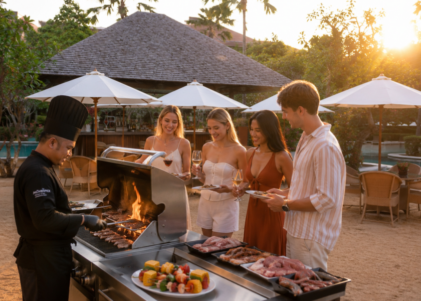 private bbq dinner movenpick bali