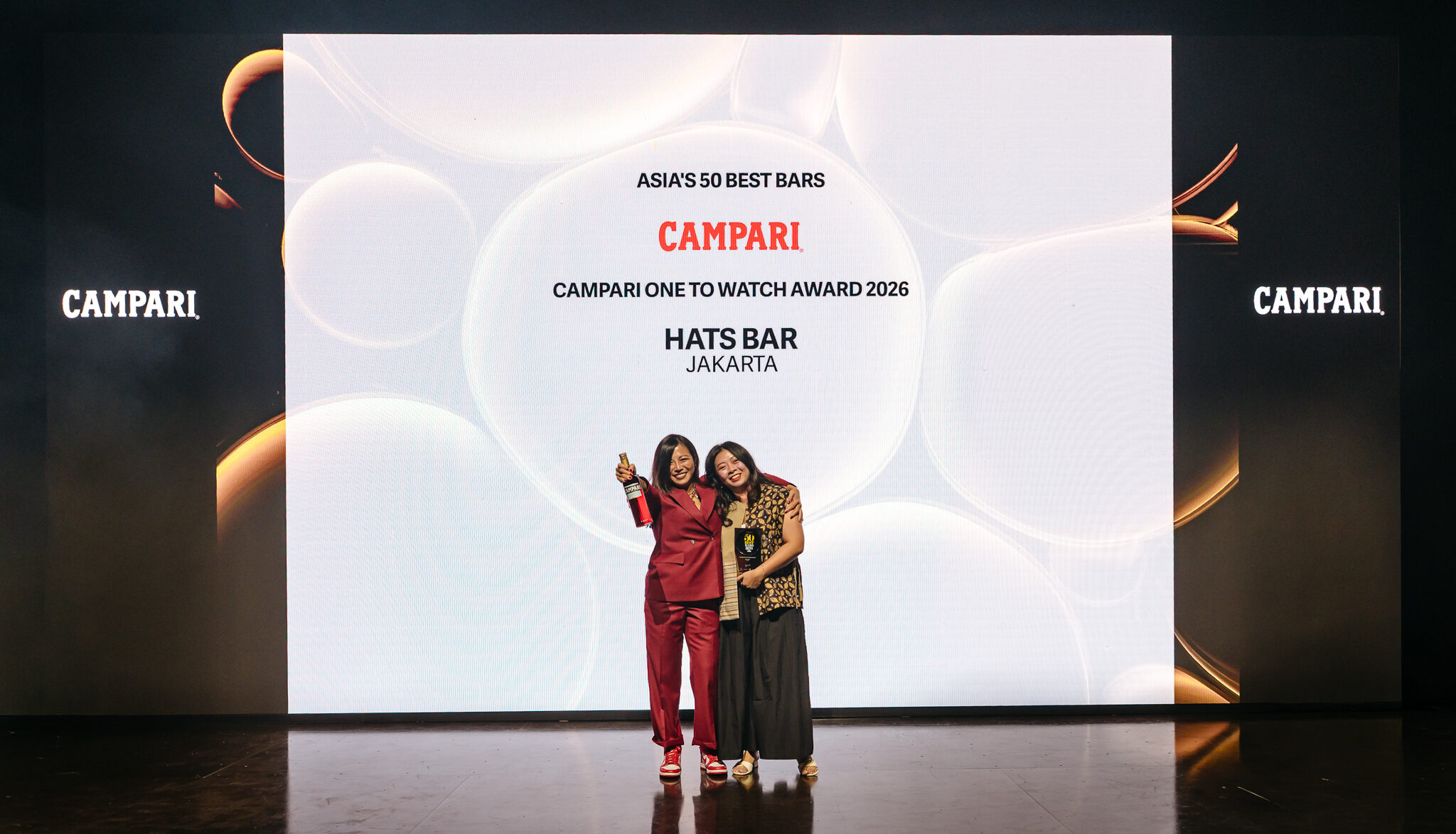 Hats Bar receives the Campari One To Watch Award